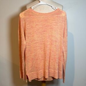 Lululemon Athletica linen Coral Crew Neck Sweater